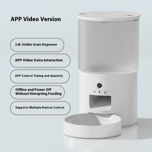 เครื่องให้อาหารสัตว์เลี้ยงอัจฉริยะพร้อมกล้อง ตั้งเวลาได้ ควบคุมผ่านแอพ Wifi วิดีโออัตโนมัติ ชามชาร์จไฟอัจฉริยะสำหรับแมวและสุนัข - Product Image 6
