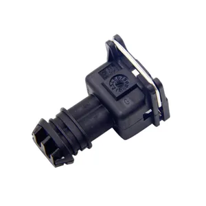 Echt Timer Connector Behuizing Amp Te 282189-1tyco Draad Aan Boord 2 Pin Afsluitbare Zwarte Behuizing Voor Vrouwelijke Terminals