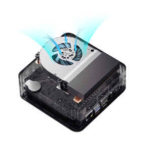 คอมพิวเตอร์ตั้งโต๊ะขนาดเล็ก SEi12 รุ่นที่ 12 ใช้ซีพียู I7 12700H ความเร็ว 4.7GHz 14 คอร์ แรม 32GB DDR5  พร้อม SSD 500GB M.2 PCIe 4.0 X4 สำหรับเล่นเกม SEI12 12700H SEi1 - Product Image 2
