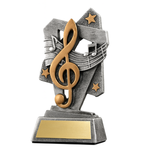 Trophée en résine Note de Musique <span class=keywords><strong>Triumph</strong></span> WEIVISTA – Fabrication Personnalisée en Usine - Product Image 3