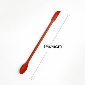 Raspador de silicona de doble punta para eliminar residuos de cera y limpiar el interior de la cuchara - Product Image 5