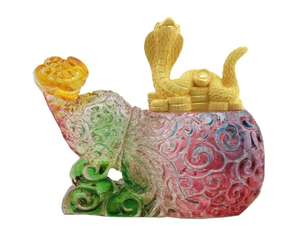 2025 Custom Business <b>Gifts</b> Factory Direct Smooth Sailing Gold <b>Office</b> Ornament Elegant Decoration Set - Product Image 6