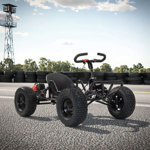 Kart électrique quatre roues édition rouge très populaire pour adultes, idéal pour les loisirs en extérieur, avec transmission par chaîne, pour le drift et les excursions transfrontalières. - Product Image 1