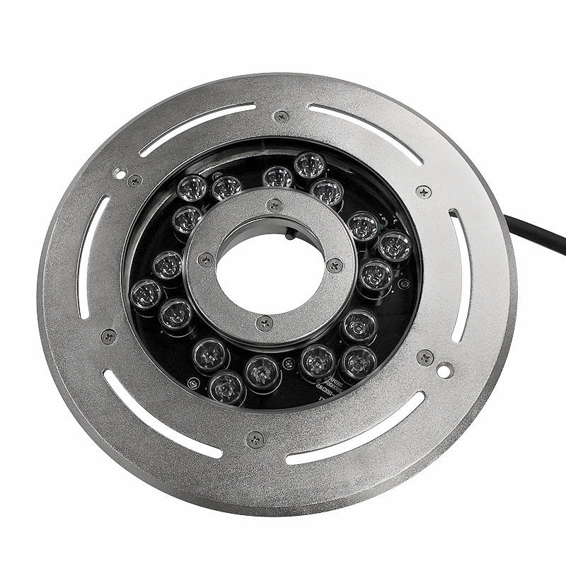 54w Rgb/rgbw 24v Waterproof IP68 Rating Floating DMX512 Control Music Interactive Underwater Led Fountain Lights