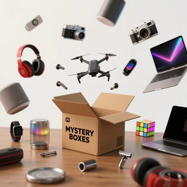 100% Advanced Mystery Surprise Blind Box Lucky Game Controllers Novelty Electronics Random Smartphone 5g Watches Mystery Boxes