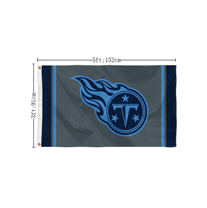 Venta al por mayor de alta calidad profesional <span class=keywords><strong>NFL</strong></span> personalizado duradero utilizado en el <span class=keywords><strong>Super</strong></span> <span class=keywords><strong>Bowl</strong></span> personalizado Tennessee Titans banderas banner - Product Image 3