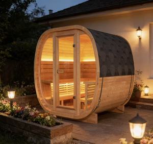 En Stock 10% de Descuento Sauna de Vapor Premium para el Hogar, Materiales No Tóxicos, Sauna de Madera Sólida para el Confort Muscular - Product Image 1