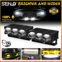 Faro Delantero Senlo X3GT 160W, Precio Directo de Fábrica, Foco para Parrilla de Automóvil, Luz Auxiliar de Conducción, Luz Antiniebla LED para Auto