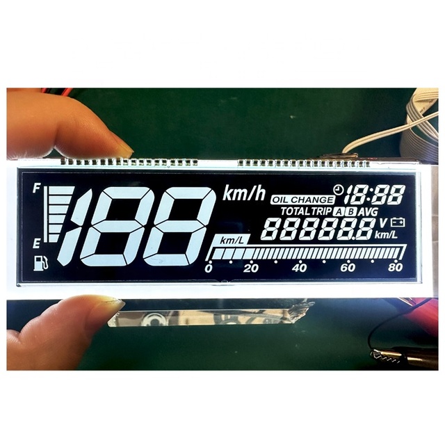 Manufacturer Factory Low Price Custom Odometer VA VATN LCD Scooter Screens Digital Motorcycle Speedometer LCD Display Module