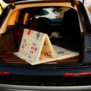 Tappetino da Gioco Pieghevole per Bambini - Impermeabile con Motivo su Entrambi i Lati - Recinto per Giocattoli - Tappetino Antiscivolo per Gattonare - Product Image 4