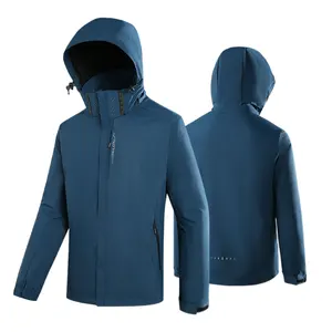 Fleece Warm Waterproof Windproof Emergency Jacket Mens Jacket New Factory Outdoor Sports - Casual Winter Three-in-one Two-piece