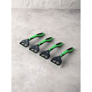 Schick Extreme Triple Blade Razor Cuchillas de acero inoxidable con mango de plástico desechable de alta calidad para uso facial y bikini-Paquete de 4 - Product Image 1