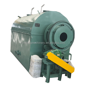 Horno de Carbonización Rotatorio Continuo de Flujo de Aire Caliente para Pirólisis de Biocarbón, Horno de Carbonización de Biocarbón, Motor para la Producción de Carbón Vegetal - Product Image 1