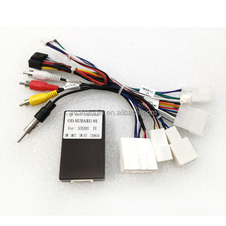 Câble Adaptateur Autoradio 16 Broches Pour Subaru - Forester 2015-2020, XV Crosstrek, Legacy, Outback - Connexion Canbus