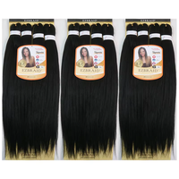 Lot de 4x de Cheveux à Tresser Pré-Étirés EZ - Pack Jumbo Économique de 300g - Tresses Synthétiques Faciles à Poser à l'Eau Chaude - Sans Démangeaisons