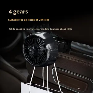 Ventilateur d'été pour voiture Mini crochet USB multifonction pour siège arrière Nouveau produit <span class=keywords><strong>Amazon</strong></span> - Product Image 1