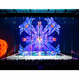 Newholographic hiển thị tương tác Hologram chiếu 3D Holographic chiếu pepperscrim màn hình trong suốt cho sân khấu - Product Image 1