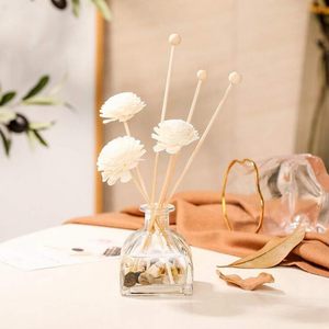 Home Fragrance Perfume Fresh Air Natural Essential Oil Reed <b>Diffuser</b> Glass Mini 50ml with Aroma <b>Stick</b> Gift Box - Product Image 4