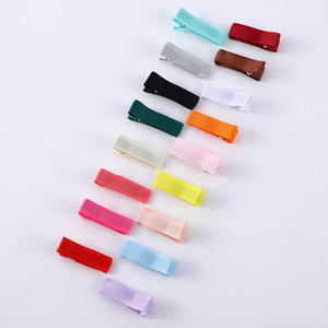 กิ๊บติดผมรูปปากเป็ดหุ้มผ้า 3.5 ซม. แบบเต็มตัว ด้ามคู่ เรียบง่าย สีสันสดใส สำหรับผู้หญิง ใช้ได้ทุกวัน - Product Image 4