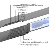 Ordinateur portable professionnel 2026 Slim 15,6 pouces AMD Ryzen 5 Pro 3500U avec clavier anglais, charnière à 180 degrés, Windows 11, idéal pour le bureau et l'école