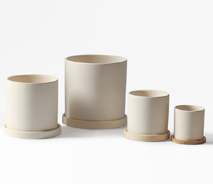 Vaso Moderno Rotondo in Porcellana Non Smaltata per Piante <span class=keywords><strong>Succulente</strong></span>, <span class=keywords><strong>Giardino</strong></span> Domestico, Verticale, Vendita all'Ingrosso - Product Image 3