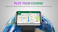 Montre connectée DM100 avec grand écran tactile, carte SIM 4G, caméra LTE, appels vidéo et vocaux, GPS, boussole, gadget électronique, montre intelligente Bluetooth