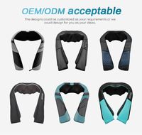 Meilleure Vente Appareil de Massage Électrique Portable Anti-Douleur par Vibrations pour le Corps et le Dos, Masseur Shiatsu Chauffant pour la Nuque et les Épaules