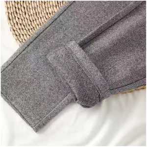 Pantalon large taille haute, coupe ample, décontracté, avec poches, pantalon skinny extensible avec taille élastique pour un usage quotidien - Product Image 5