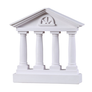 Artes Místicas, Templo Griego Antiguo, Columna Romana, Modelo de Resina, Adorno de Estilo Europeo, Escultura Decorativa Artesanal para el Hogar y la Oficina - Product Image 5