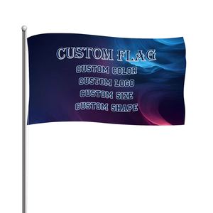 Drapeau promotionnel personnalisé en polyester 3x5, drapeau de bannière personnalisé, drapeaux d'événements personnalisés - Product Image 1