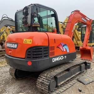 รถขุดไฮดรอลิกมือสอง Doosan DH60 ขนาด 6 ตัน รางเหล็ก ระบบไฮดรอลิกครบชุด ไม่ต้องซ่อม สำหรับงานวิศวกรรม - Product Image 1