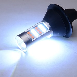 2 Chiếc Bóng Đèn <span class=keywords><strong>LED</strong></span> Chuyển Đổi Hai Màu Công Suất Cao 1156 Cho Xe Hơi Đèn Tín Hiệu Rẽ Chạy Ban Ngày P21W S25 BA15S 2835 42LED - Product Image 6