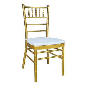 Luxury Restaurant Furniture Chiavari Metal Tiffany Hotel Wedding Event <b>Chairs</b> With Seat Pad - Product Image 3
