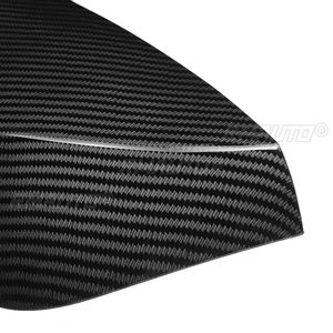 Cubierta de Espejo Retrovisor Lateral para Automóvil, Aspecto de Fibra de Carbono/Negro, para Infiniti Q50 Q60 QX30 Q70 2014-2020 - Product Image 6