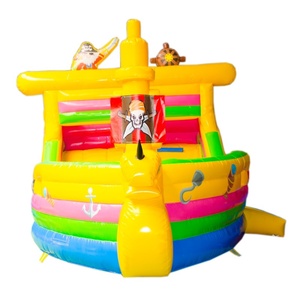 Château gonflable pirate écologique Douerfei avec toboggan - Taille personnalisable, matériau PVC, capacité 500 kg, logo personnalisé - Product Image 6