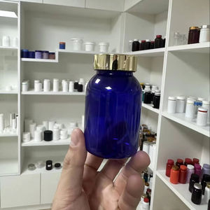 120cc Customize Colour PET Supplement Vitamin Capsule <b>Bottle</b> with Custom Metallic Screw Cap - Product Image 1