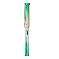 Style calligraphique Logo personnalisé effaçable à la chaleur rechargeable écriture fluide stylo plume en acier inoxydable plume EF 0.38 pratique