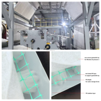 Ligne de production de panneaux de drainage auto-adhésifs alvéolés en HDPE et EVA de 2m et 3m de large, par extrusion et thermoformage