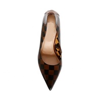 Escarpins de luxe pour femmes, chaussures italiennes à bout pointu et à talons aiguilles, escarpins de marque célèbres, nouvelle collection 2021