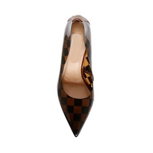 Escarpins de <span class=keywords><strong>luxe</strong></span> pour femmes, chaussures italiennes à bout pointu et à talons aiguilles, escarpins de marque célèbres, nouvelle collection 2021 - Product Image 6