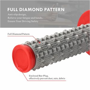 Poignées de guidon de moto en alliage d'aluminium de 7/8 pouces pour Apollo 125cc et 250cc, tailles 22 mm et 28 mm - Product Image 3