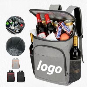 Customizable Logo Insulated <b>Backpack</b> for Outdoor Adventures Large Capacity LeakProof Picnic Saft <b>Cooler</b> Reflective Safe Bag - Product Image 1