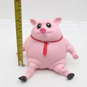 Jouet anti-stress 2023 Nouvelle Arrivée, Mignon Cochon Rose à Presser, Jouet Sensoriel Fidget pour Enfants et Adultes - Product Image 5