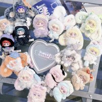 Authentiques figurines Kunkun en PVC, animaux en peluche, échelle 1/12, boîte surprise, cadeau tendance, mini-jouets mignons pour pendentif de sac