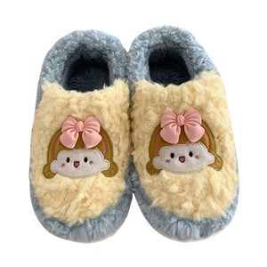 XIXITIAO pantofole di peluche da donna in Memory Foam comode pantofole da <span class=keywords><strong>casa</strong></span> con Sole in PVC antiscivolo per interni ed esterni - Product Image 6