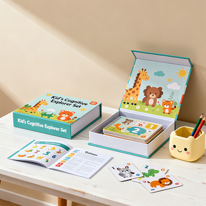 Cartes mémoire en papier/carton personnalisées en gros - Jouets éducatifs préscolaires pour l'apprentissage précoce, couleur, taille et logo personnalisés - Product Image 3