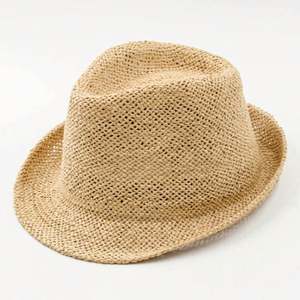 Sombrero Fedora Unisex de Paja Tejida, Estilo Simple, Casual, para Verano, Protección Solar, Tipo Panamá, para Viajes, Pesca y Actividades al Aire Libre - Product Image 1