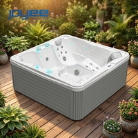Bain à remous extérieur pour jardin et maison, baignoires de massage, jacuzzi extérieur JOYEE, bains à remous et spas de nage fabriqués en Chine