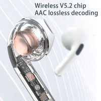Écouteurs sans fil TWS Casque Mini In-Ear Design avec indicateur de batterie LED pour Huawei Android Apple iPhone Earbuds