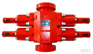 16A 7-1/16'' 30" 20000psi อุปกรณ์ควบคุมบ่อน้ำมันแบบ Double Ram BOP สำหรับแท่นขุดเจาะน้ำมัน ยี่ห้อ Shandong Wealth Equipment - Product Image 2